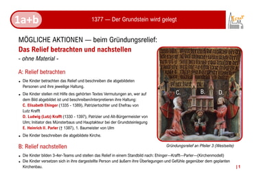 16 MÖGLICHE AKTIONen (Vorderseite) und INFORMATIONen (Rückseite)
